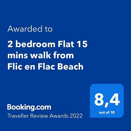 2 Bedroom Flat 15 Mins Walk From Flic En Flac Beach Exterior photo